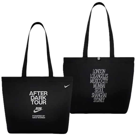Nike Heritage 2.0 Tote Bag Travel School Shopping Black White IF8252 010 NWT - Picture 3 of 13